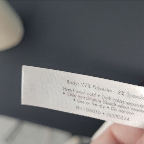 Cacique black and red heart print whimsigoth alternative edgy corset top size 44 - Picture 8 of 8